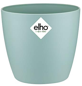 Elho Brussels Rond Mini 7 - Pot De Fleurs pour Intérieur - Ø 6.7 x H 6.0 cm - Vert/Menthe