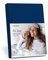 HANSE PRO Spann-Betttuch 100x200-120x220 cm I Spann-Bettlaken I Laken I für Boxspring-Betten und Wasserbetten I Steghöhe bis 30 cm I Premium-Qualität I Farbe Dunkelblau