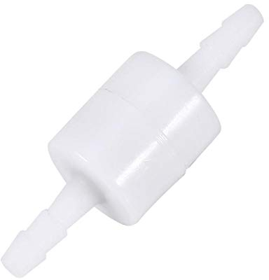Hilitand 4 mm One-Way Plastic Non-Return Petrol Valve for Water, Fuel, Liquid, Air