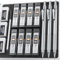 Nicpro 3 Stücke 0,5 mm Druckbleistifte Set mit Etui, Automatische Metall Mechanische Stifte, 6 Dosen HB Bleistiftminen, 3 Radiergummis für Schreiben, Engineering Zeichnen, Skizzieren