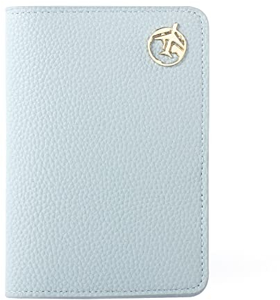 Lychii Reisepass Schutzhülle, Passport Holder für Damen Herren, PU Leather Reisebrieftasche Travel Wallet Organizer für Kreditkarten, Ausweis und Reisedokumente