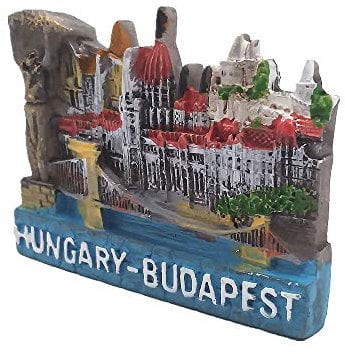 Budapest Hungary 3D Fridge Magnet, Home & Kitchen Decoration Magnetic Sticker Budapest Hungary Refrigerator Magnet Travel Souvenir Gift Collection