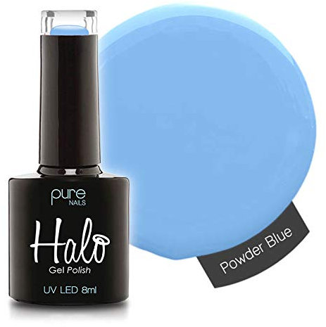 Halo Gel Polish *Full Range 8ml* **CHOOSE YOUR COLOUR(S)** (Powder Blue N2840)