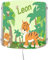 CreaDesign WA-1110, Dschungel, Kinderzimmer Wandlampe personalisiert mit Namen, Nachtlicht/Schlummerlicht für Steckdose, E14, 22 x 22,5 x 8,5 cm