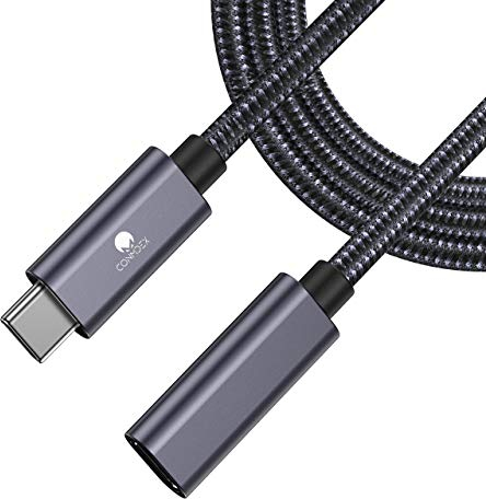 CONMDEX 0.5m USB C Extension Cable, USB 3.2 Data & Charging, 4K HD Video Output, Compatible with MacBook, Galaxy, USB C Hub