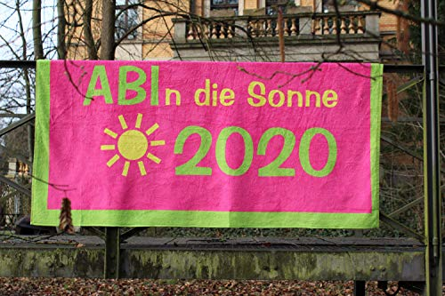 Living Dreams Velour Strandtuch Strandlaken ABI 2020, 100 x 180 cm, pink, Größe:Strandtuch 100 x 180 cm