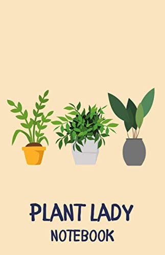 Plant Lady notebook: 160 pages ruled line journal cute gift idea plant lovers, 80 sheets notebook to write in mother's day gift plant Lady