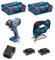 BOSCH Kit 18V BSK182D2B (Atornillador de Impacto GDR 18V-160 + Sierra de Calar GST 18V-LI B + 2 Baterías de 2,0 Ah + Cargador + 2 x L-Boxx 136)