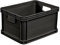 keeeper Transportbox-Set 8-teilig, Stapelbar, Polypropylen, 8 x 20 l, Robert, Graphit-Grau