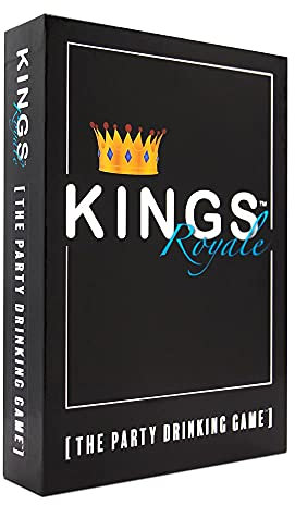 Kings Royale The Party Card Game - A Fun Card Game for Any College Party, Birthday Parties, Friends Game Night with Waterproof Playing Cards
