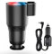 LIYGHFRTIO 2-in-1 Warmer and Cooler Car Cup Holders with Smart Touch Screen DC 12V Mini Vehicle Cigarette Lighter Fridge ​Heat Preservation Electric Mug for Heating Tea Coffee Beverage