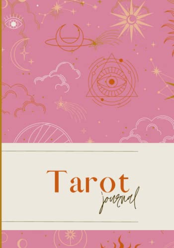 Tarot Journal. Beautiful Celestial Journal To Record Your Tarot Readings. Large Tarot Journal Notebook 7x10” 120 pages. Great Gift For All Tarot Practitioners.