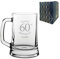 Personalised Engraved Tankard Beer Mug Stein Happy 60th Birthday Classic Design Gift Boxed, 16.75oz/495ml Classic Beer Glass, Any Name, Engraved in The UK