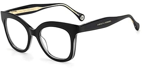 Carolina Herrera Unisex Ch 0018 Sunglasses, 08A/19 Black Grey, 49
