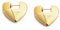 C.Paravano Herz Ohrringe Gold Creolen für Damen | Klein Hypoallergen | Hoop Earrings | Schmuck Geschenke für Frauen