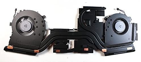 Power4Laptops Version 2 (Bitte überprüfen Sie das Bild) Ersatz Notebook Lüfter mit Kühlkörper kompatibel mit HP Omen 15-dh0028TX