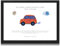 MilaBoo® personalisiertes Geldgeschenk Auto I besonderes Poster Geschenk mit ausgestanzten Motiven