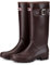Lvptsh Stivali da Pioggia Donna Stivali Gomma Comode Impermeabile Stivali da Giardino Scarpe Pioggia Antiscivolo Stivaletti Pioggia,Brown,EU41