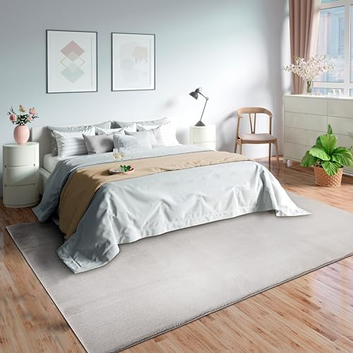 Mia's Teppiche Olivia Wohnzimmer/Schlafzimmer Teppich - waschbar - 80x150 cm, Sand