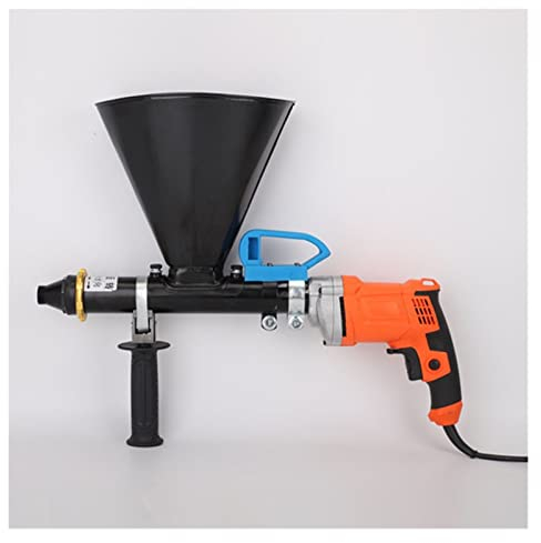 GaRcan Pistola pulverizadora con Cepillo de Aire, Junta de Pared de Mano, mortero eléctrico, Pistola de lechada y calafateo, máquina de lechada de 600 W para decoración Temporal de uñas,