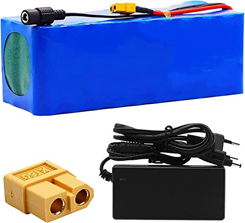 Batteria Al Litio Da 24V 8/10/12/15/20Ah, Capacità Ad Alta Batterie Al Litio Per Sostituire La Batteria Al Piombo Per Mountain Bike Elettrica Monopattino Elettrico Con BMS 24V 8AH,T plug