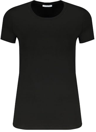 PATRIZIA PEPE T-SHIRT MANICHE CORTE DONNA NERO