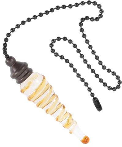 Mikikit Extensión De Cadena De Extractor Para Ventilador y Luz De Techo Diseño Decoración Elegante Para Hogar y Sustitución De Cadenas Rojas y Amarillas