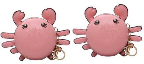 SOIMISS 2stücke Cartoon-münzportemonnaie Aus Pu-Material Praktische Handtasche Für Damen Zum Aufbewahren Von Münzen Und Schlüsseln Leicht Und Stilvoll