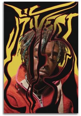 Lil Uzi Vert Print Albumcover signiert limitiertes Poster, Musikcover-Poster, Pop-Hip-Hop-Rap-Sänger, Star-Musikposter, ästhetische Leinwand, Wandkunst für Mädchen und Jungen, Teenager,