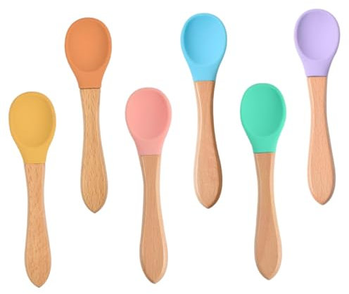 Vaguelly Babylöffel 6er Set Baby-lernlöffel Beikostlöffel Für Baby