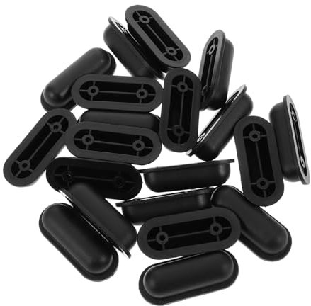 Gepäckfüße 20 Schwarze aus Kunststoff für Koffer und Reisegepäck