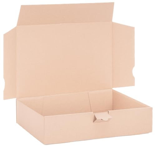 verpacking DHL Kleinpaket Braun 350 x 250 x 80 mm [Größe und Stückzahl wählbar] 1-wellige Versandkartons [Warenpost wird zu DHL Kleinpaket] portooptimierte Versandgröße für kleine Waren 50 Stück
