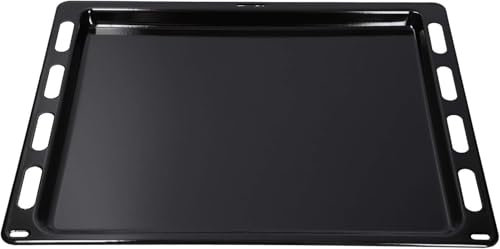 QUVIDO emailliertes Backblech/Kuchenblech/Pizzablech 37 x 44,1 x 2,5 cm passend für Siemens, Bosch, Neff und Gaggenau Backöfen wie 00748225