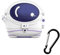 zZjoOoj Funda compatible con Huawei Free Buds 6, carcasa suave a prueba de golpes, con mosquetón, antihuellas, antiabrasión (astronautas)