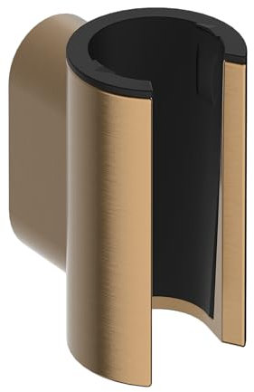 hansgrohe 28885140 Porter Fine Brausehalter Support de douchette, Bronze brossé