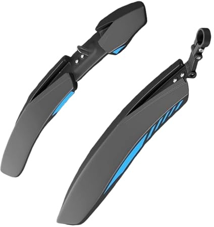 Generisch Fahrrad Schutzblech Set, 24 26 27,5 Zoll Vorder Hinterrad Schutzbleche, Universelle Schnelle Steckschutzblech, Für Mountainbike Renn Citybike