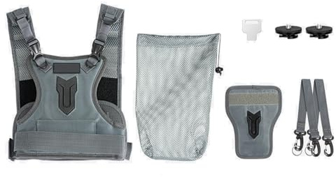 Zwei Kamera-Tragegurte, Westensysteme mit sicheren Gurten, Seitenholster für DSLR-Kameras, zwei Kameragurte
