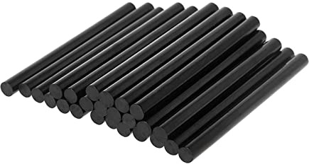 Hot Glue Gun Sticks, Hot Melt Glue Stick Black Pack of 53 Pcs Multiple Sizes(5pcs 200x11mm)