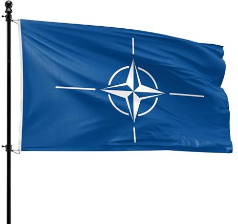 VlagDirect - Bandiera NATO - Bandiera NATO - 90 x 150 cm