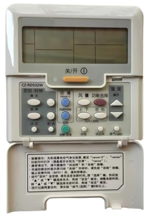 Panel De Control Con Control Remoto Con Cable For Aire Acondicionado Central, Compatible Con Panasonic CZ-RT1 Y CZ-RD532W.