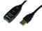 rhinocables - USB Extension Cable | 25m Active Extender | Supports 480 Mbps | Ideal for Home Offices & Gaming | Compatible with USB Devices | Plug & Play, Black, 25m