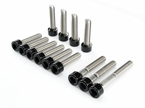Yamaha Aerox Variomatikschrauben Edelstahl A2 MBK Nitro Schrauben Set Vario V2A schwarz