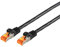 50m CAT 6a OUTDOOR Netzwerkkabel / Patchkabel - IP66 - wasserbeständig - Öl-resistent - UV-geschütz - 500 MHz - S/FTP - Kupferleiter - 10-Gigabit - LAN-Kabel mit RJ45 Stecker, schwarz