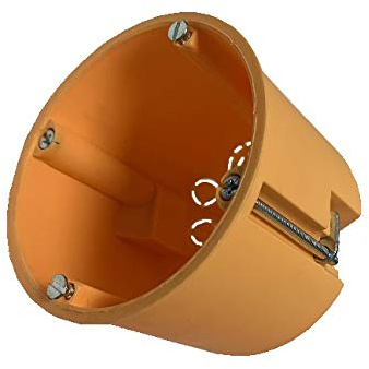 25 Stück Hohlwanddosen Hohlraumdosen orange tief Höhe 61mm