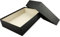 Hochwertige Aufbewahrungs- und Geschenkboxen - 3 Stück - DIN A4 - Schwarz bezogen - 302 x 213 x 70 mm
