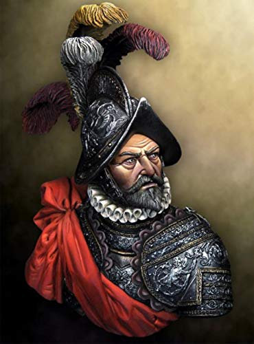 XINGCHANG Harz Modell Figur Kits 1/10 Alte Europa Krieger Mann Büste Mit Hut Harz Figur Modellbausätze Miniatur Gk Demontage Unlackiert