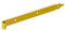 DMX - Ladenband Torband Ladenbänder Scharnier Möbelscharniere Holzverbindung Torband Geflochtenes Türscharnier Werfgehänge Baubeschlag für Möbel, Tore, Türen, 1 Stück - ZP - Gelb, 400x35x4,0 mm