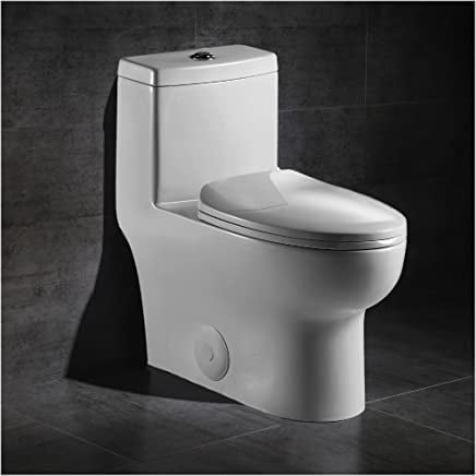 MEJE # 76 - WC standard allungato con altezza seduta comoda, coprisedile morbido e finitura bianca