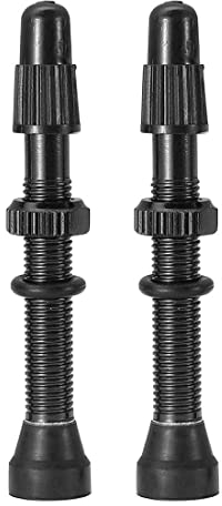 SIOPPKIK 2 Stück Ventilschaft Fahrrad Tubeless Presta Aluminiumlegierung 54 mm Reifenventil Fahrrad Presta Ventil Fahrrad Fahrradventil Tubeless für Straße MTB Reifen