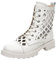 Jamron Damen Hollow Out Flache Stiefeletten Sommer Herbst Römische Sandalen Booties Beige SN070212 EU38